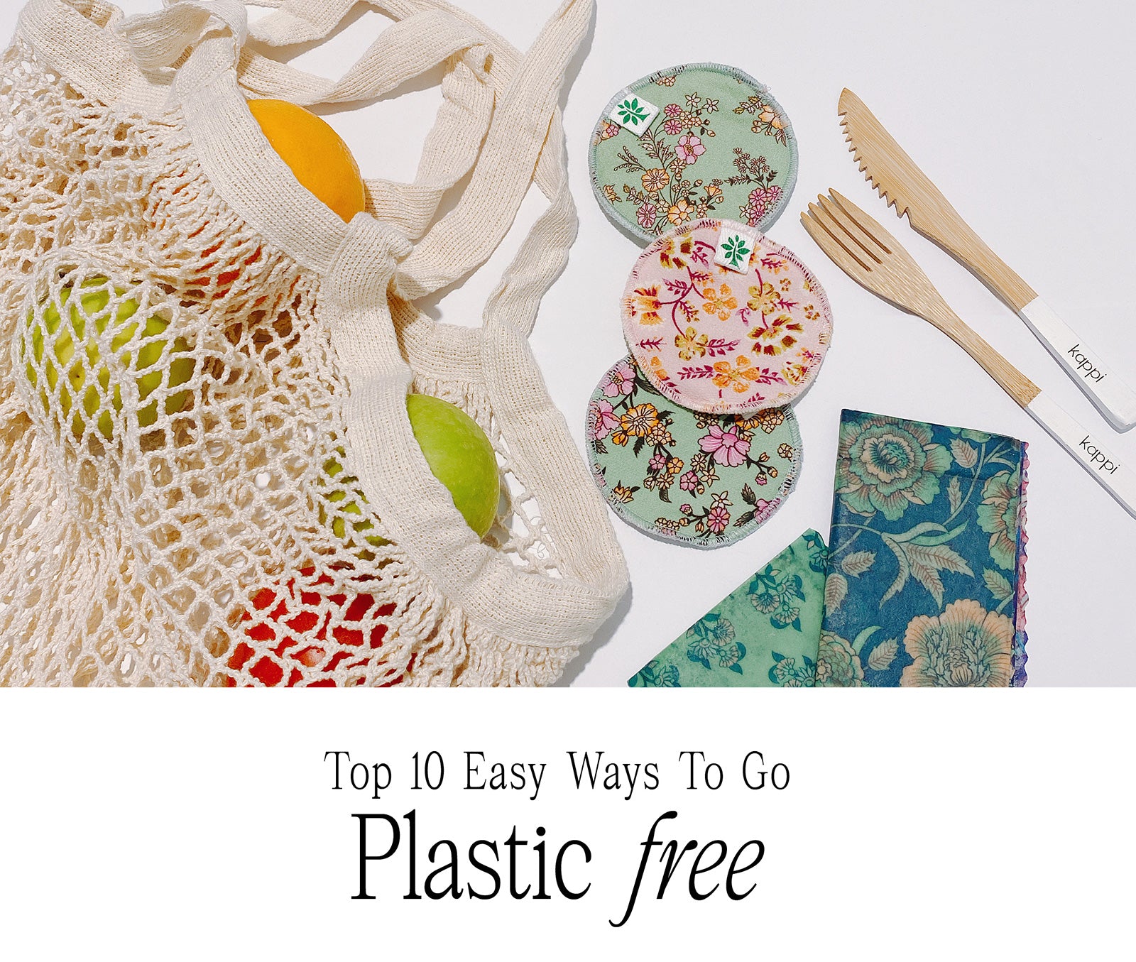 10 easy way to be plastic free